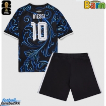 Argentina Lionel Messi #10 Bortedraktsett Barn EM 2024 Kortermet (+ Korte bukser)